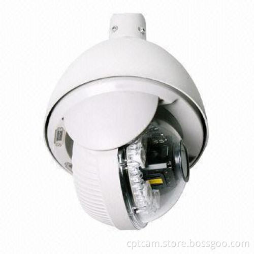 POE PTZ Speed Dome Camera with 18X Optical Zoom, 120m IR-cut and Android iPhone Mobile View